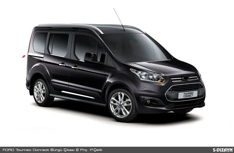 Drs Tuning Ford Connect Krom Sürgü Kapı Çıtası 2 Prç. 2014-2023