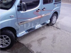 S-Dizayn Fiat Doblo Krom Yan Kapı Çıtası 4 Prç 2006-2010 (Geniş)Araca &Ouml;zel Krom Aksesuar&Uuml;r&uuml;n &Ouml;zellikleri:Krom &uuml;r&uuml;nler ara&ccedil; 