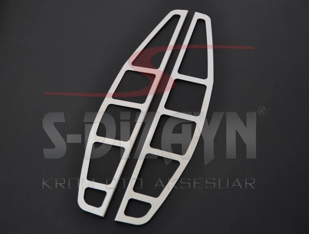 Fiat Doblo Uyumlu Krom Stop Çerçevesi 2 Parça 2000-2006