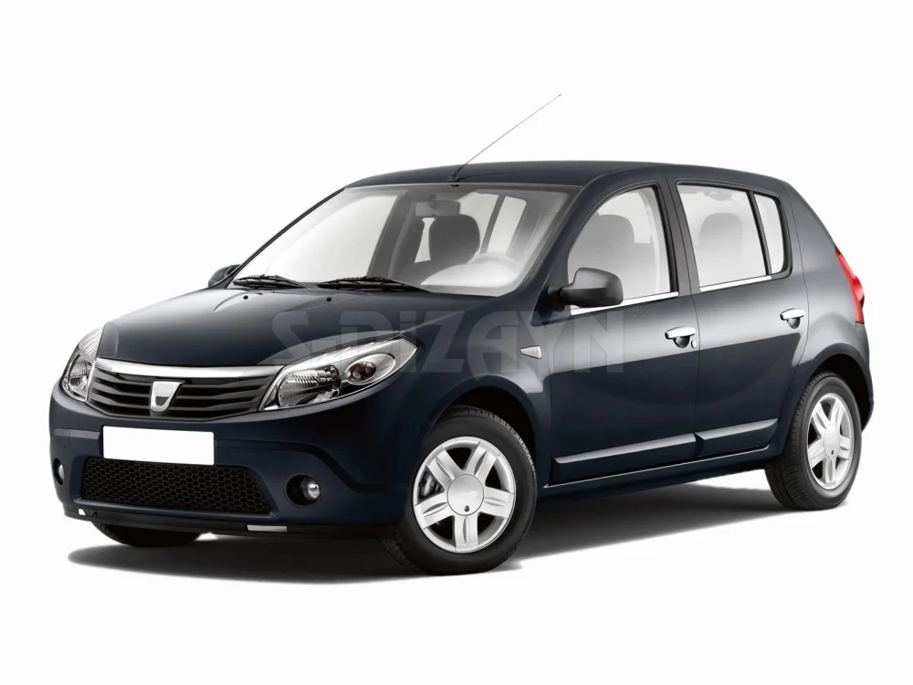 Drs Tuning Dacia Sandero Krom Cam Çıtası 4 Prç 2008-2013