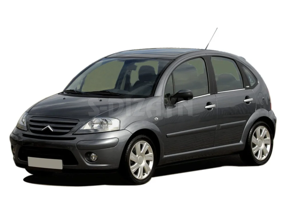 Drs Tuning Citroen C3 Krom Cam Çıtası 4 Prç 2002-2009