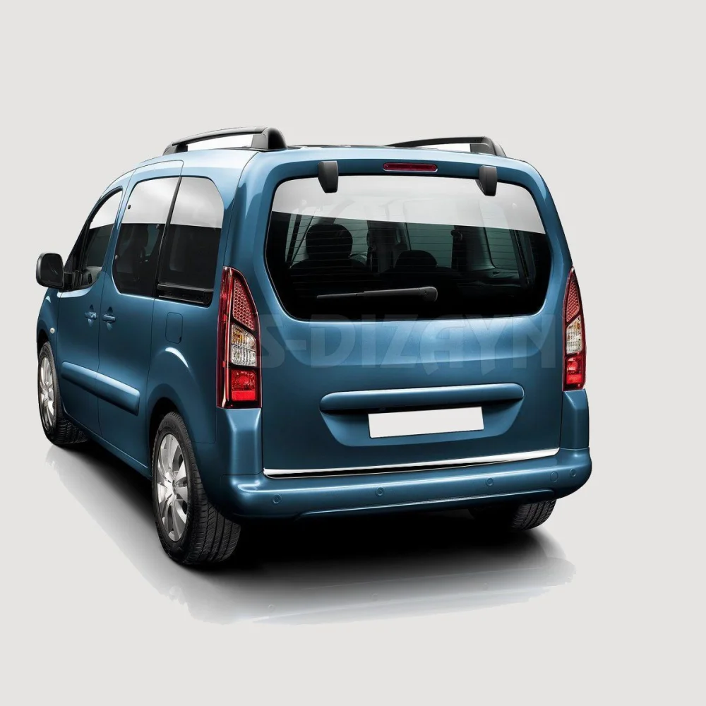 Citroen Berlingo Uyumlu Krom Bagaj Alt Çıtası 2008-2018