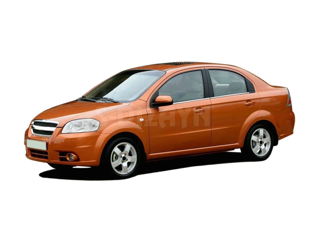 Drs Tuning Chevrolet Aveo SD Krom Cam Çıtası 4 Prç 2006-2010