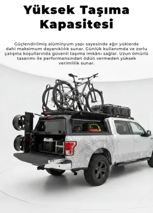 Drs Tuning SDX Toyota Hilux 8 Aluminyum Pro Camlı Kabin 2015 Üzeri - Görsel 5