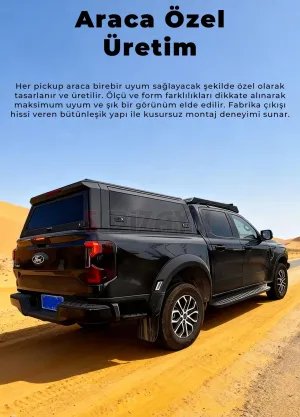 Drs Tuning SDX Ssangyong Musso Aluminyum Pro Camlı Kabin 2018 Üzeri - Görsel 4