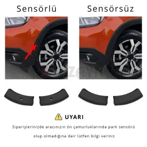 Dacia Duster 2 Kapı Koruma ve Çamurluk Kaplaması Dodik Seti 2018 Üzeri A+ Kalite - Görsel 5