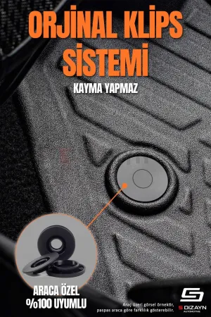 S-Dizayn Citroen Berlingo Panelvan 3D Pro Havuzlu Ön 2'li Paspas 2019 Üzeri A+ Kalite thumb 4