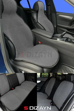 Drs Tuning Oto Koltuk Koruyucu Kılıf Set Füme Universal 2+3 Parça Ön Arka
