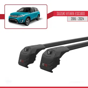 Suzuki Vitara / Escudo (LY) 2015 ve Sonrası ile uyumlu ACE-2 Ara Atkı Tavan Barı SİYAH - Görsel 3