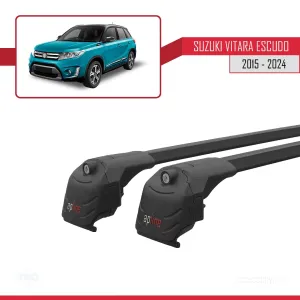 Suzuki Vitara / Escudo (LY) 2015 ve Sonrası ile uyumlu ACE-2 Ara Atkı Tavan Barı SİYAH - Görsel 3