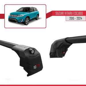 Suzuki Vitara / Escudo (LY) 2015 ve Sonrası ile uyumlu ACE-2 Ara Atkı Tavan Barı SİYAH - Görsel 4