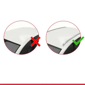 Seat Altea XL 2006-2015 Arası ile uyumlu ACE-2 Ara Atkı Tavan Barı SİYAH - Görsel 2