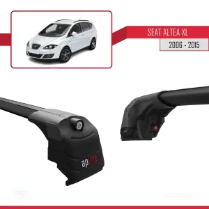 Seat Altea XL 2006-2015 Arası ile uyumlu ACE-2 Ara Atkı Tavan Barı SİYAH - Görsel 3