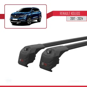 Renault Koleos 2017 ve Sonrası ile uyumlu ACE-2 Ara Atkı Tavan Barı SİYAH thumb 3