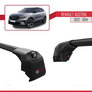 Renault Austral 2022 ve Sonrası ile uyumlu ACE-2 Ara Atkı Tavan Barı SİYAH - Görsel 4