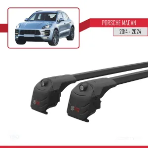 Porsche MACAN 2014 ve Sonrası ile uyumlu ACE-2 Ara Atkı Tavan Barı SİYAH - Görsel 3