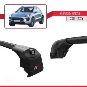 Porsche MACAN 2014 ve Sonrası ile uyumlu ACE-2 Ara Atkı Tavan Barı SİYAH - Görsel 4