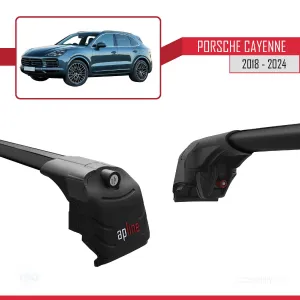 Porsche Cayenne (9YA/9YB) 2018 ve Sonrası ile uyumlu ACE-2 Ara Atkı Tavan Barı SİYAH - Görsel 4
