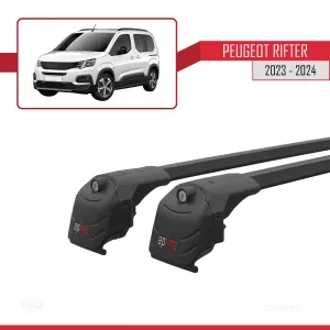 Peugeot Rifter 2023 ve Sonrası ile uyumlu ACE-2 Ara Atkı Tavan Barı SİYAH thumb 3