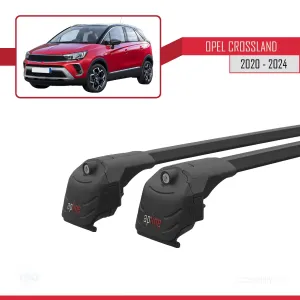 Opel CROSSLAND 2020 ve Sonrası ile uyumlu ACE-2 Ara Atkı Tavan Barı SİYAH thumb 3