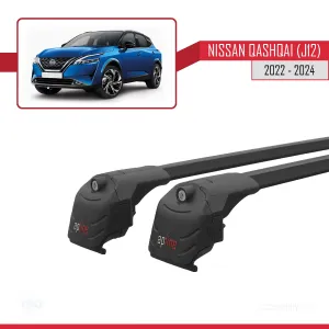 Nissan Qashqai 2022 ve Sonrası ile uyumlu ACE-2 Ara Atkı Tavan Barı SİYAH thumb 3