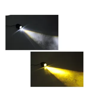Space Offroad sis lambası 3.5cm beyaz-sarı 10w 12-80v set / LASS348 - Görsel 2