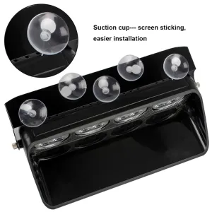 Space Cam İçi Çakar Lamba Uzaktan Kumandalı 16 Led 24W 12V Kırmızı-Mavi / LAPA520 - Görsel 2