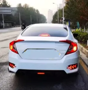 Drs Tuning CIVIC FC5 2016-2020 ARKA AĞAÇ DİZAYN SMOKE SİS LEDİ - Görsel 3