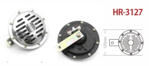 Dı dıt korna 12v rölesiz super ton büyük krom  set / SSKO71 - Görsel 2
