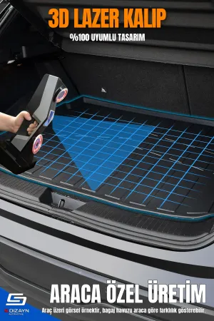 Drs Tuning Skoda Kodiaq 3D Pro Bagaj Havuzu Üst Bagaj 2024 Üzeri A+ Kalite - Görsel 2