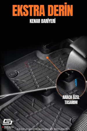 Drs Tuning Audi A3 3D Pro Havuzlu Paspas 2020 Üzeri A+ Kalite - Görsel 3
