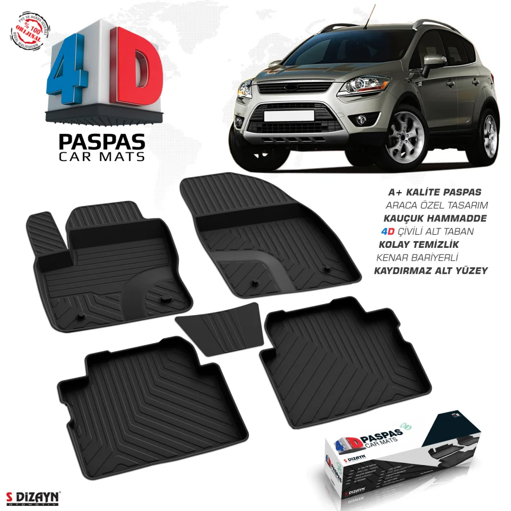 Drs Tuning Ford Kuga 1 4D Havuzlu Paspas 2008-2013 A+Kalite