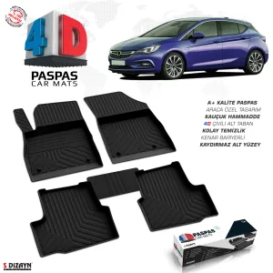 Drs Tuning Opel Astra K 4D Havuzlu Paspas 2015-2022 A+Kalite