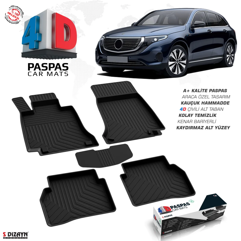 Drs Tuning Mercedes EQC 4D Havuzlu Paspas 2019 Üzeri A+Kalite