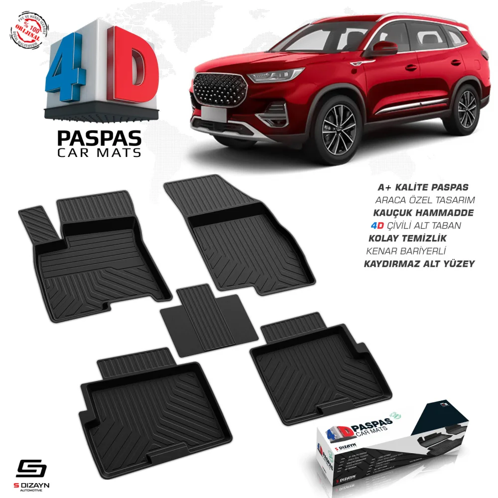 Drs Tuning Chery Tiggo 8 Pro 4D Havuzlu Paspas 2022-2025 A+Kalite