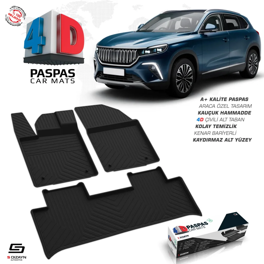 Drs Tuning Togg T10X 4D Havuzlu Paspas 2023 Üzeri A+Kalite