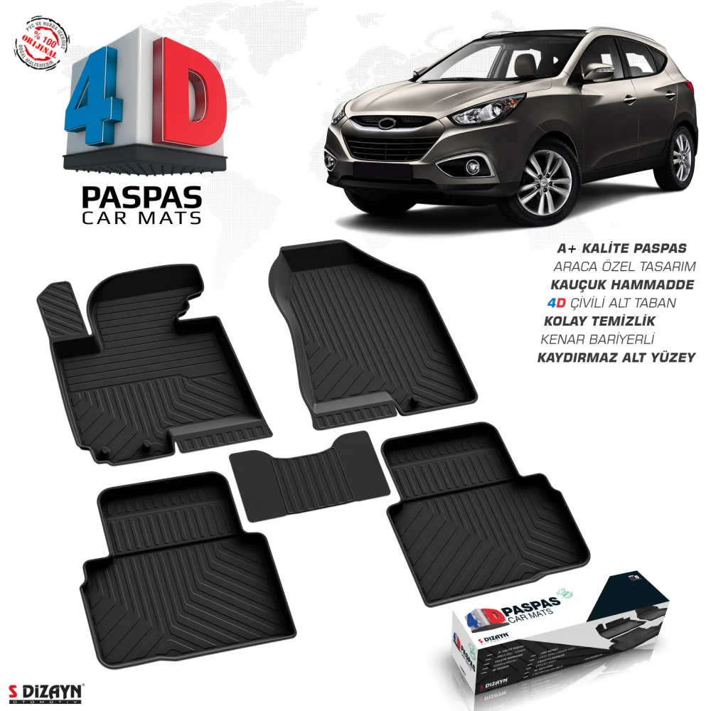Drs Tuning Hyundai ix35 4D Havuzlu Paspas 2010-2017