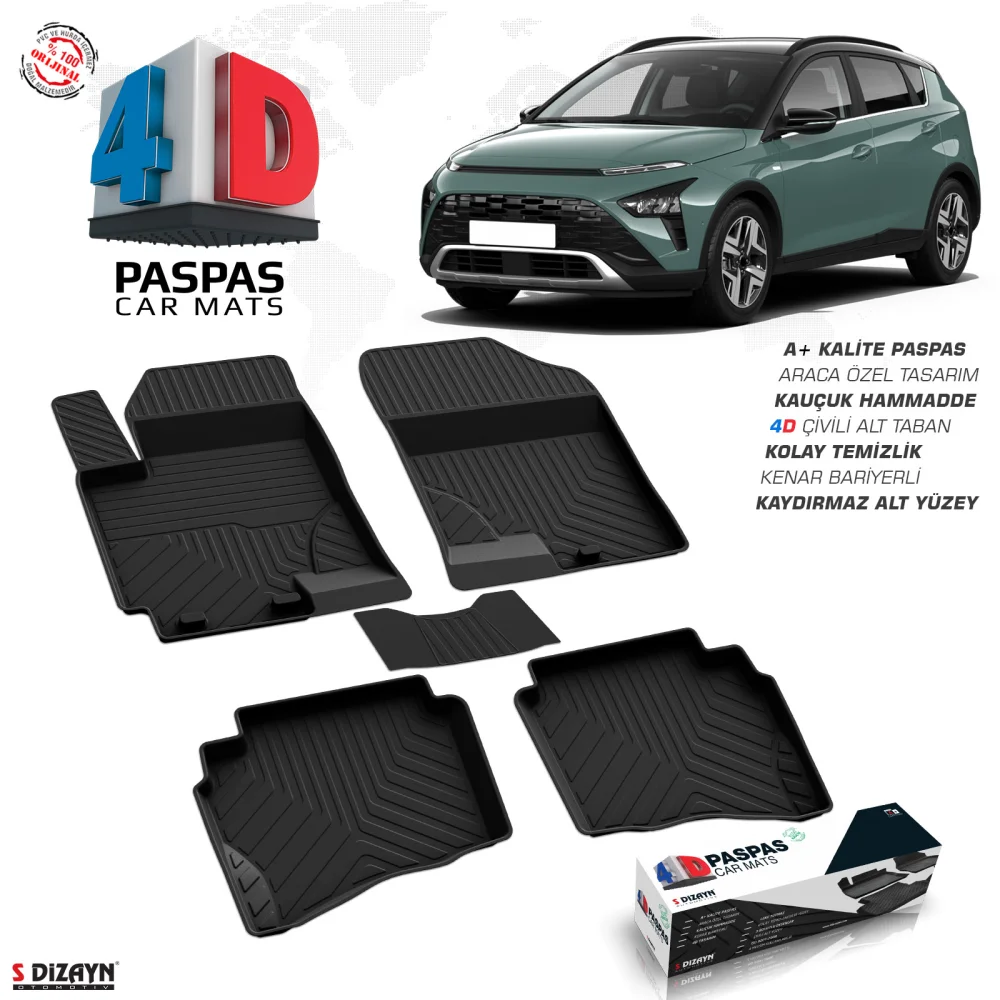 Drs Tuning Hyundai Bayon 4D Havuzlu Paspas 2021-2024 A+Kalite