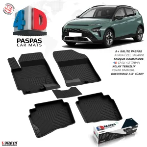 Drs Tuning Hyundai Bayon 4D Havuzlu Paspas 2021-2024 A+Kalite