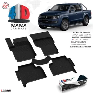 Drs Tuning Vw Amarok 4D Havuzlu Paspas 2010-2022 A+Kalite