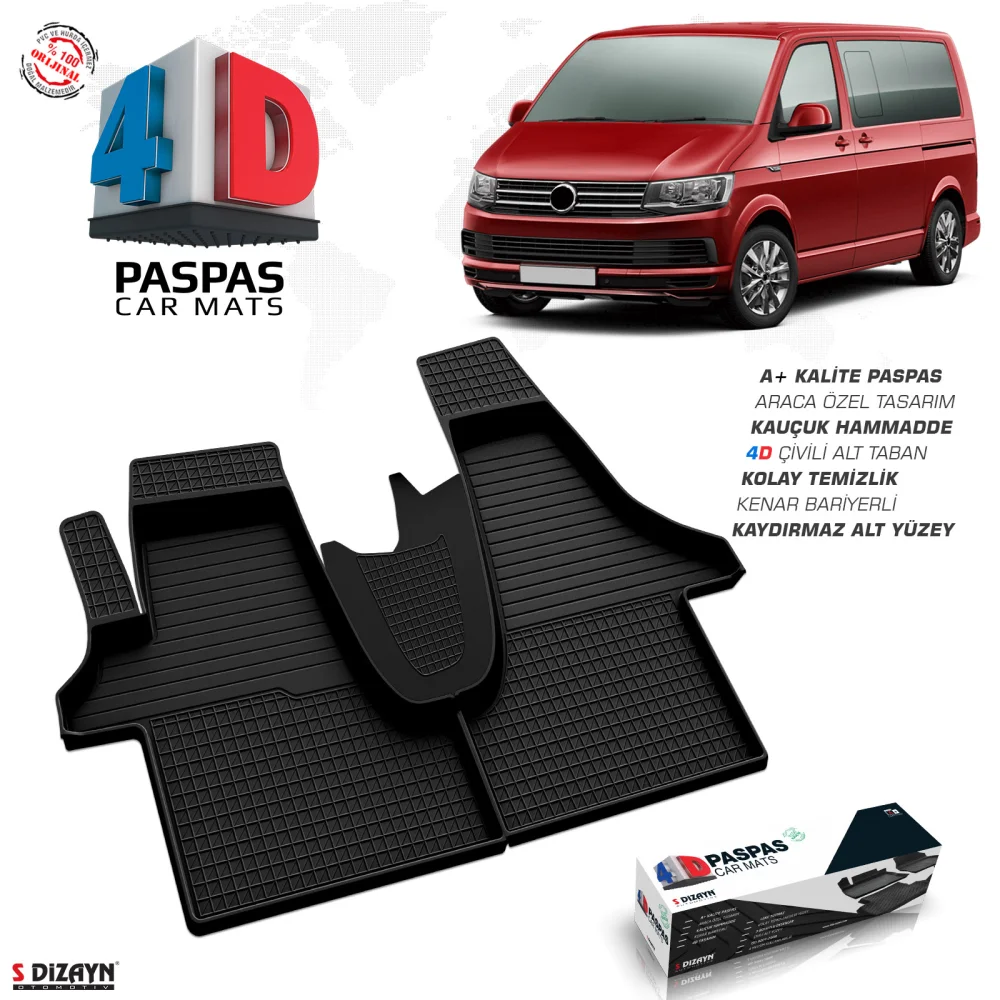 Drs Tuning VW Transporter T6 4D Havuzlu Paspas 2015-2025 A+Kalite