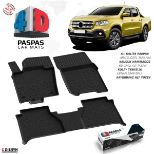 Drs Tuning Mercedes X-Class 4D Havuzlu Paspas 2017-2020 A+Kalite