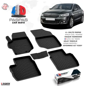 Drs Tuning Citroen C-Elysee 4D Havuzlu Paspas 2013-2017 A+Kalite