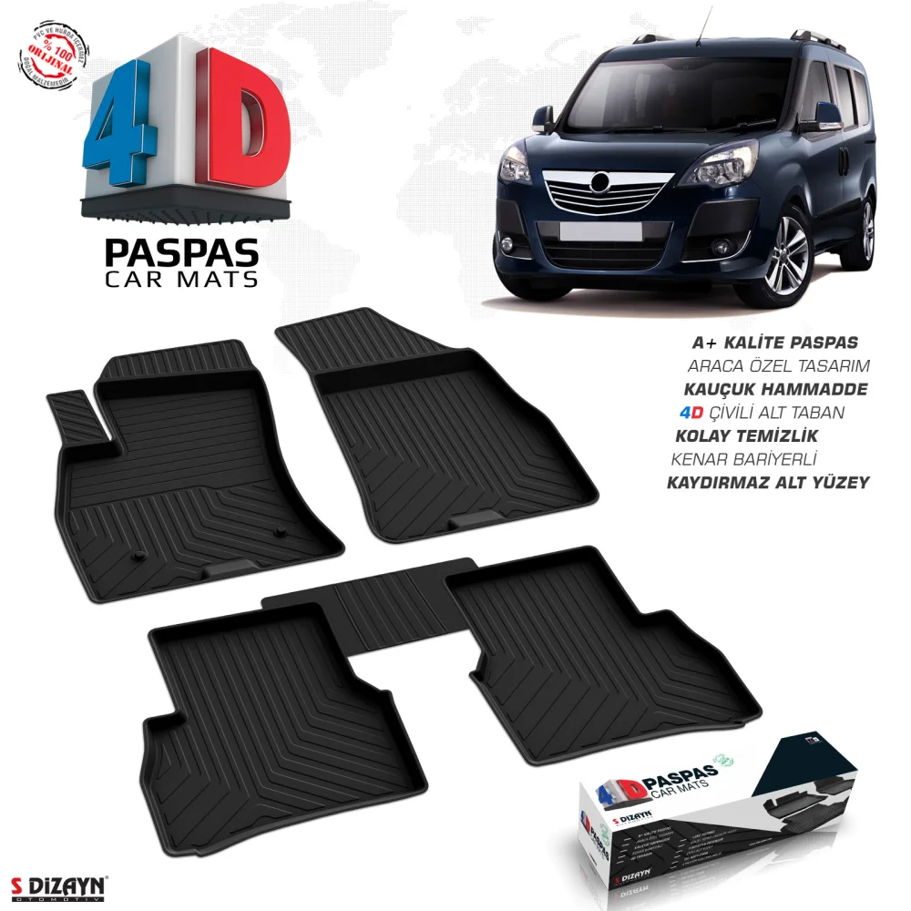 Drs Tuning Opel Combo D 4D Havuzlu Paspas 2012-2018 A+Kalite