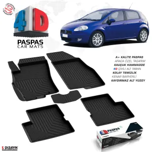 Drs Tuning Fiat Grande Punto 4D Havuzlu Paspas 2006-2018 A+Kalite