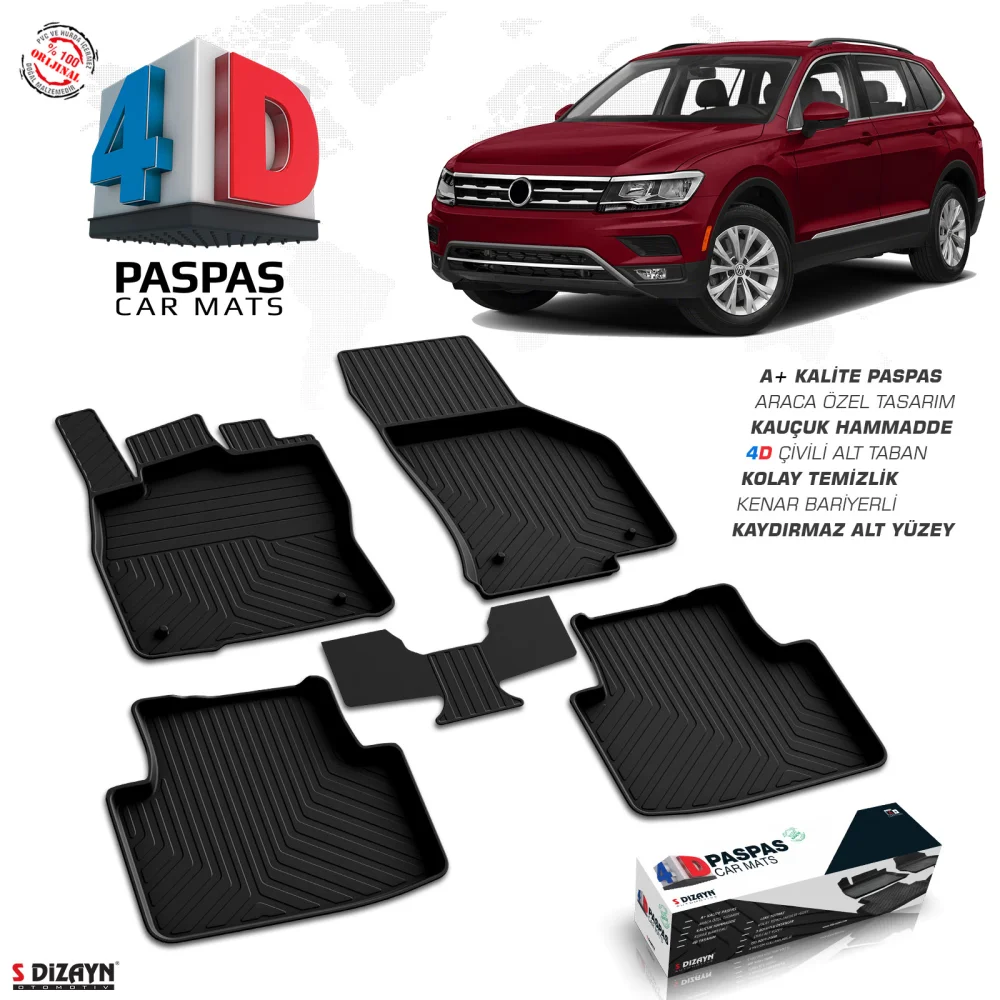 Drs Tuning VW Tiguan 4D Havuzlu Paspas 2016-2024 A+Kalite