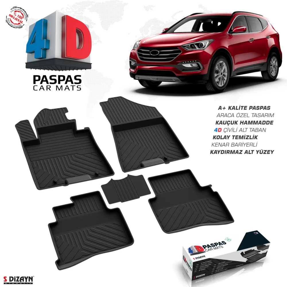 Drs Tuning Hyundai Tucson 4D Havuzlu Paspas 2015 ve Üzeri A+Kalite