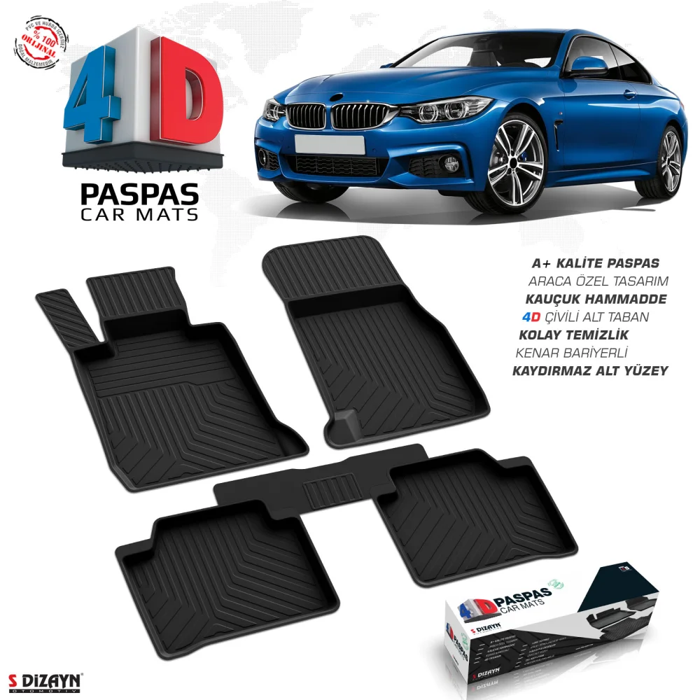 Drs Tuning Bmw 4 Serisi F36 Grand Coupe 4D Havuzlu Paspas 2013-2020 A+Kalite