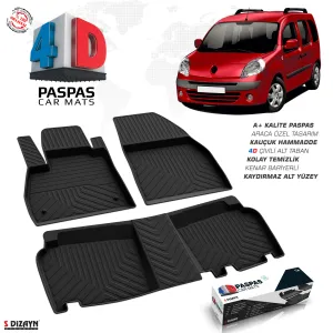 Drs Tuning Renault Kangoo 4D Havuzlu Paspas 2008 Ve Üzeri A+Kalite