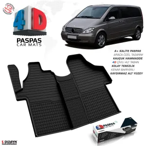 Drs Tuning Mercedes Vito W639 4D Havuzlu Paspas 2004-2014